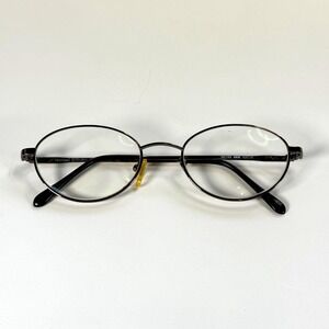 Heartland Collection HC155 Eyeglasses Frame Only 52-19-140 Brown Oval Made Korea